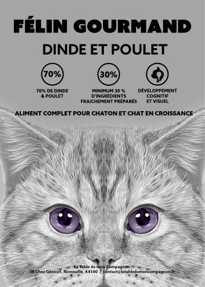 Chaton - Dinde et poulet