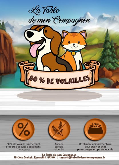 Friandises 80 % de volailles