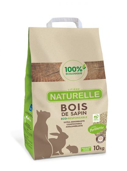 Perlinette Litière bois de sapin 10 kg