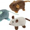 Jouet chat :  Peluche en forme de souris avec de l'herbe à chat