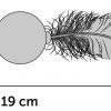 Balle en bois avec plume – Image 3